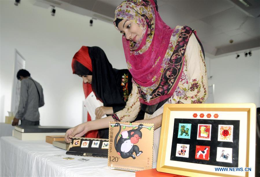 PAKISTAN-ISLAMABAD-CHINESE STAMPS-EXHIBITION