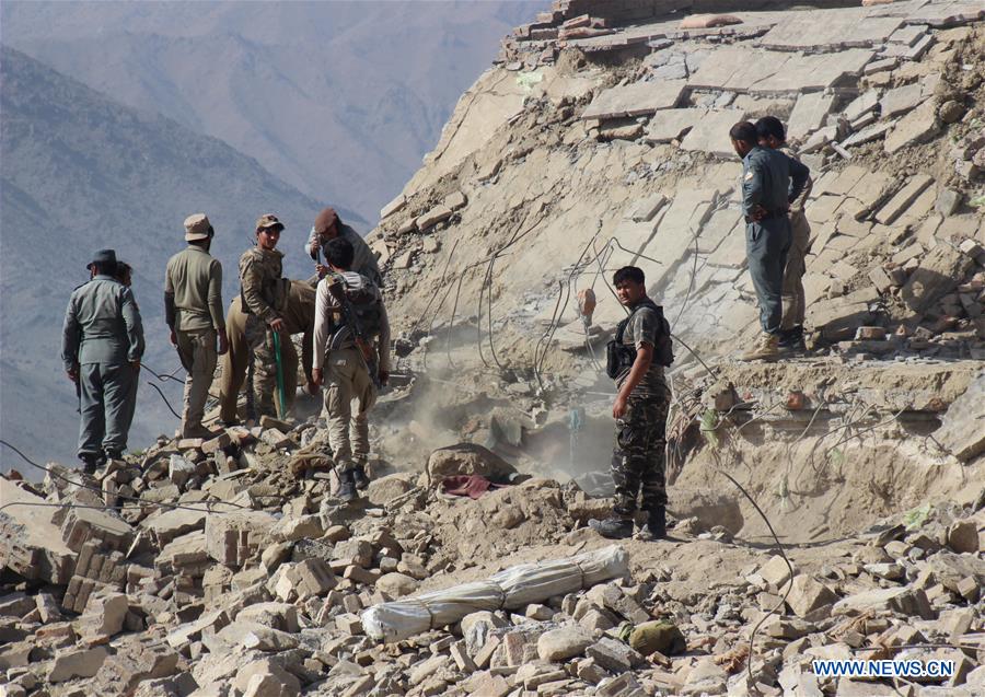 AFGHANISTAN-KUNAR-SUICIDE ATTACK-LOCAL POLICE