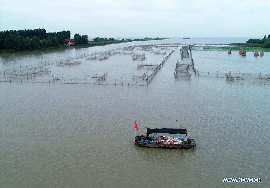 #CHINA-JIANGSU-HUAI'AN-HONGZE LAKE-WATER LEVEL (CN)