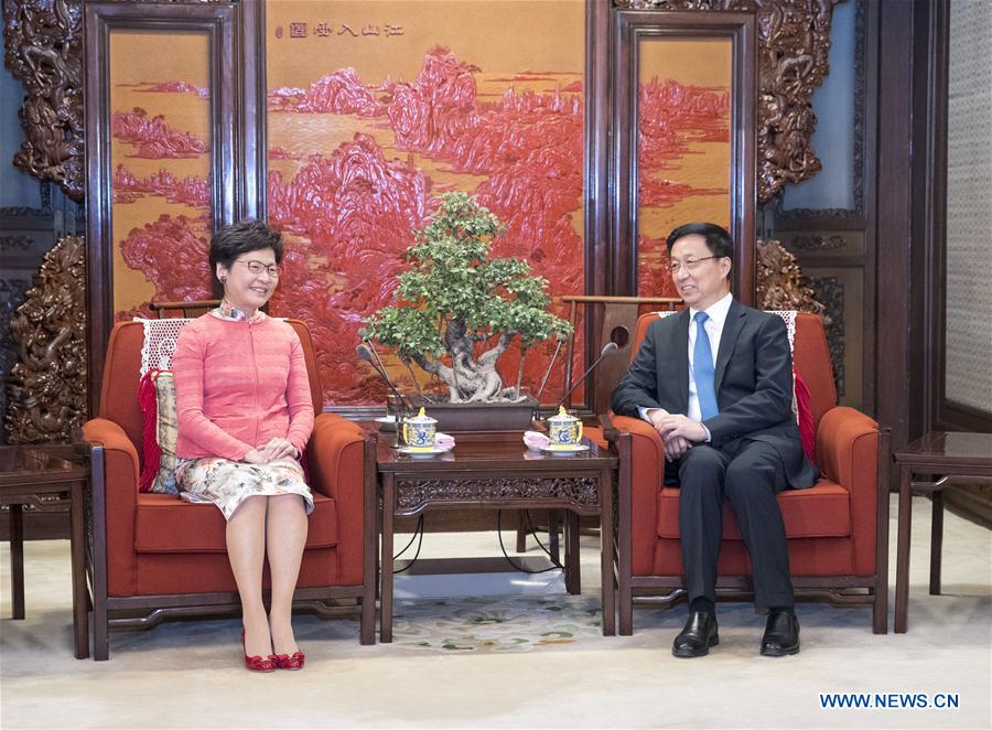 CHINA-BEIJING-HAN ZHENG-HKSAR-MEETING (CN)