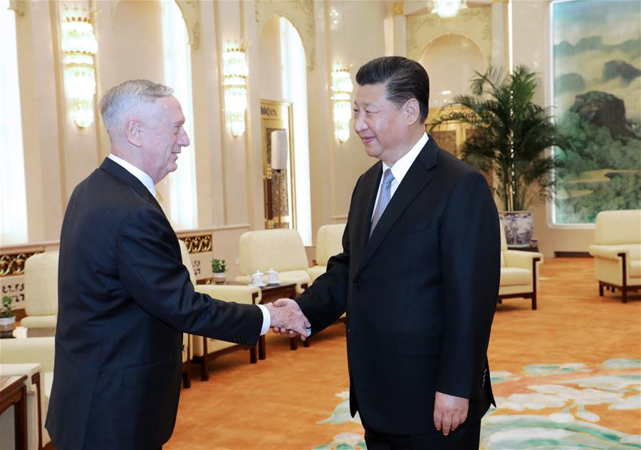 CHINA-BEIJING-XI JINPING-U.S. SECRETARY OF DEFENSE-MEETING (CN)