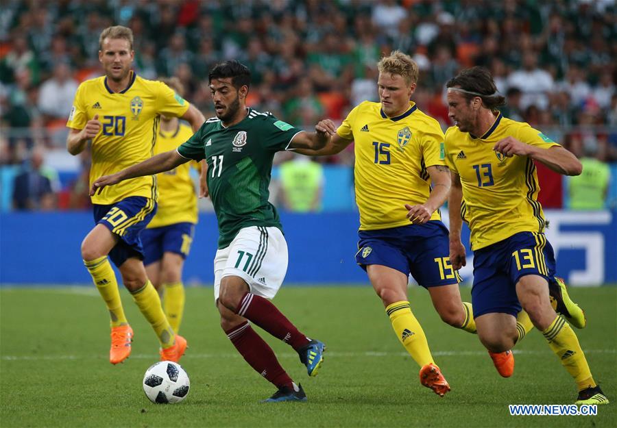 (SP)RUSSIA-YEKATERINBURG-2018 WORLD CUP-GROUP F-MEXICO VS SWEDEN