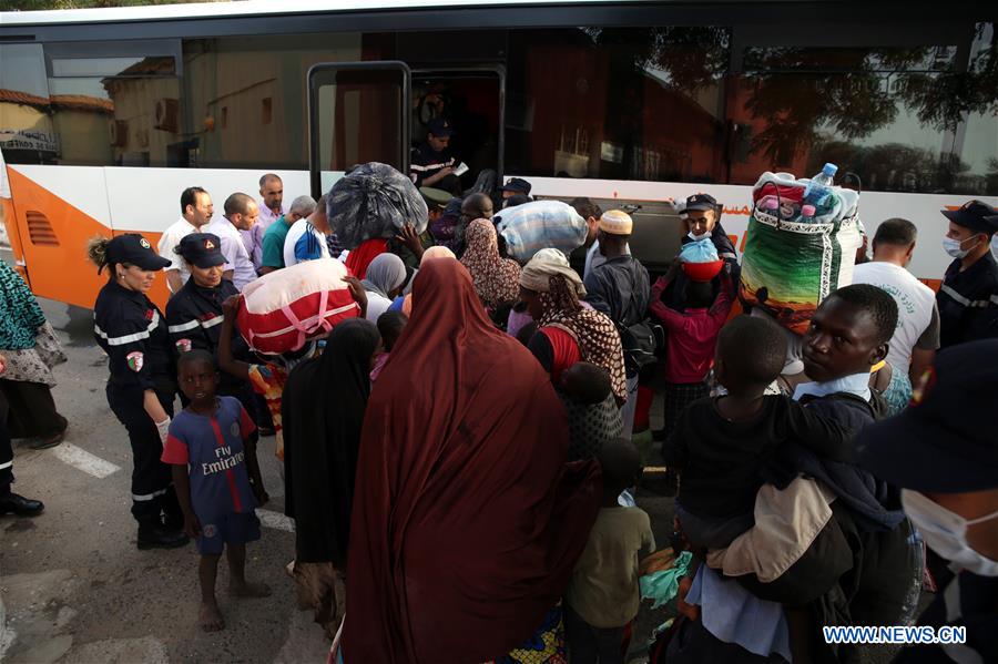 ALGERIA-ALGIERS-ILLEGAL IMMIGRANTS-ESTABLISHING DETENTION ZONES-EXCLUSION