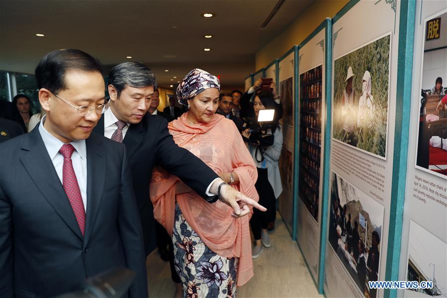 UN-EXHIBITION-CHINA-POVERTY REDUCTION