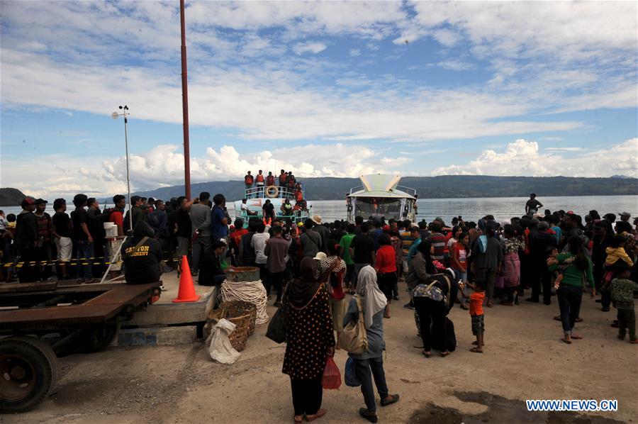 INDONESIA-NORTH SUMATERA-CAPSIZED BOAT-SEARCH