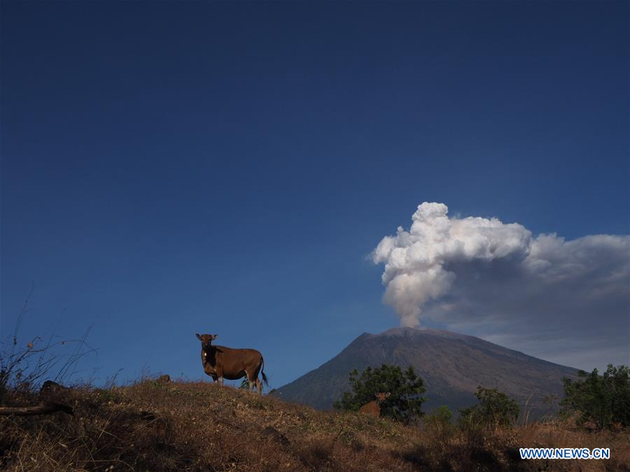 INDONESIA-BALI-MOUNT AGUNG-ERUPTION