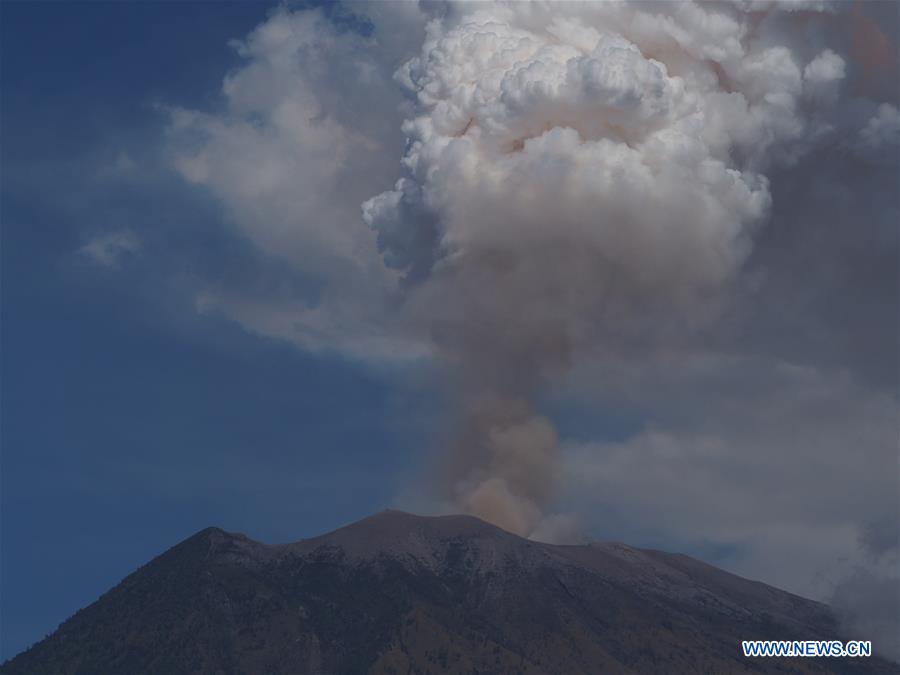 INDONESIA-BALI-MOUNT AGUNG-ERUPTION