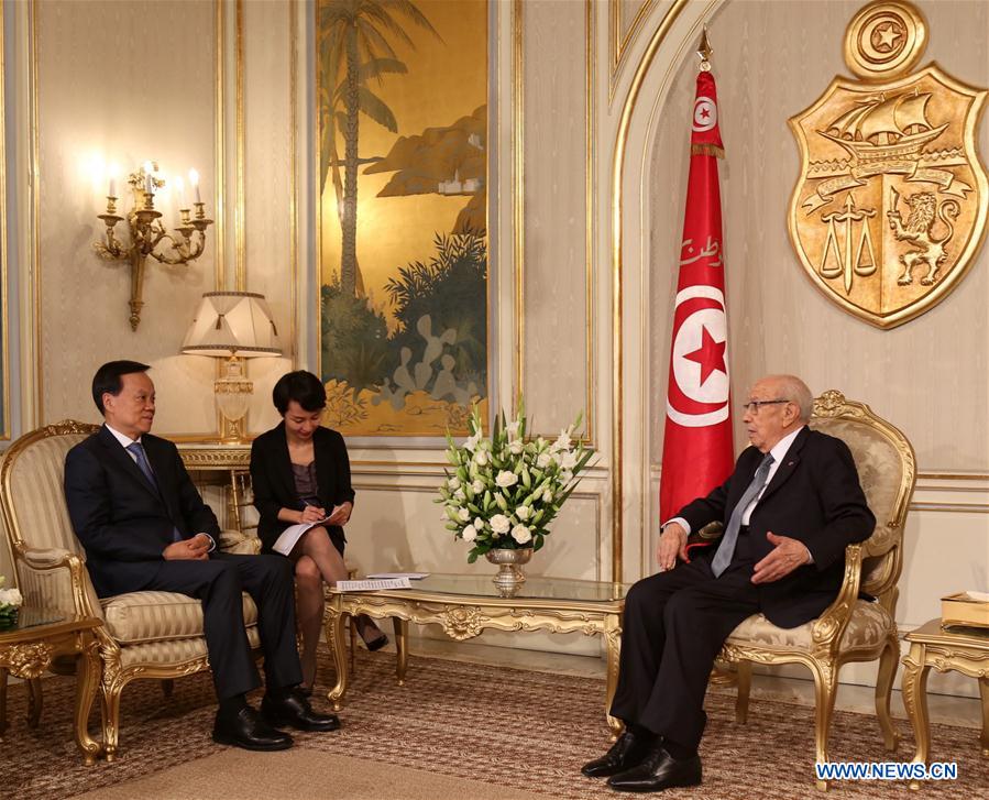 TUNISIA-TUNIS-CHINA-MEETING