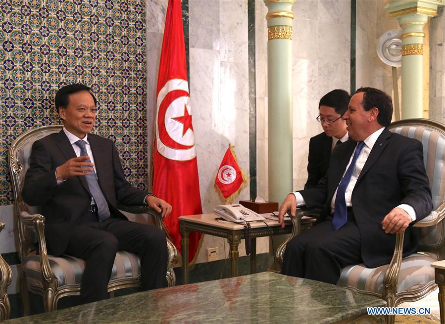 TUNISIA-TUNIS-CHINA-MEETING