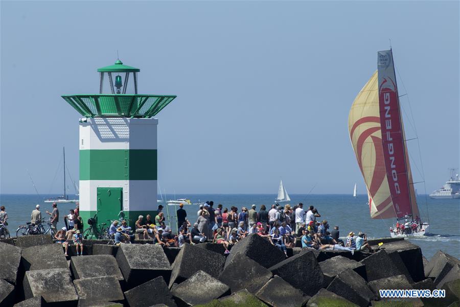 (SP)NETHERLANDS-THE HAGUE-VOLVO OCEAN RACE-DONGFENG