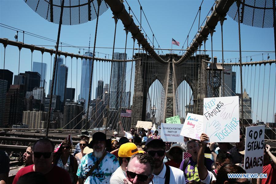 U.S.-NEW YORK-IMMIGRATION POLICY-PROTEST
