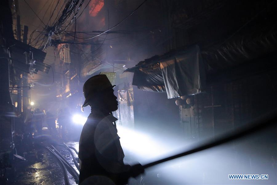 PHILIPPINES-MANILA-FIRE