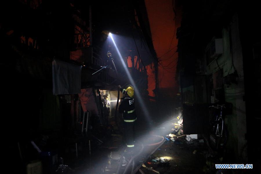 PHILIPPINES-MANILA-FIRE
