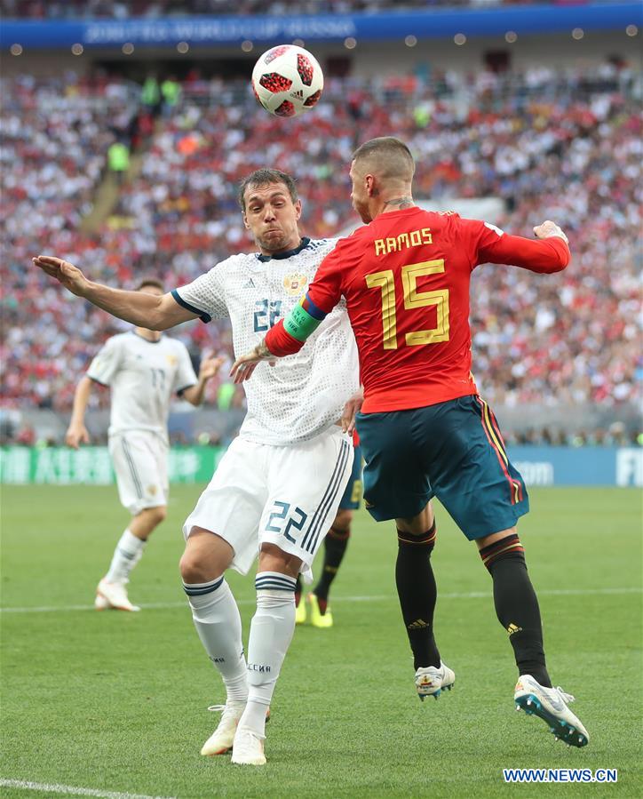 (SP)RUSSIA-MOSCOW-2018 WORLD CUP-ROUND OF 16-SPAIN VS RUSSIA