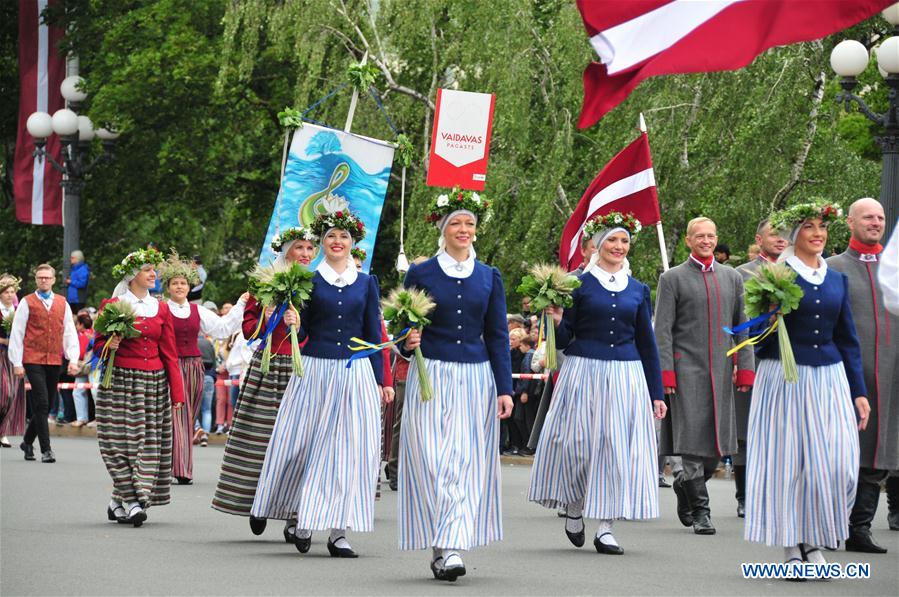 LATVIA-RIGA-SONG AND DANCE FESTIVAL-OPENING