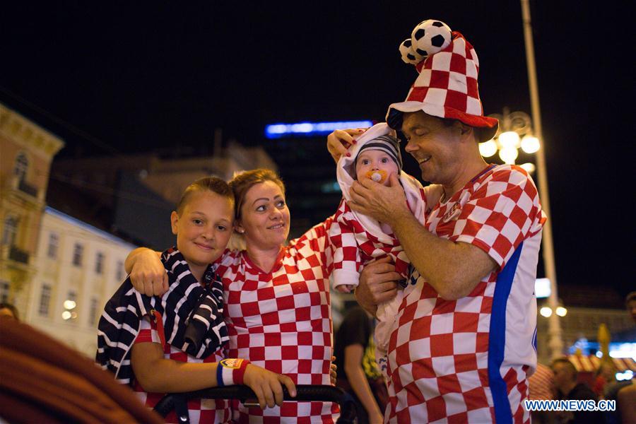 (SP)CROATIA-ZAGREB-SOCCER-FIFA WORLD CUP-FANS