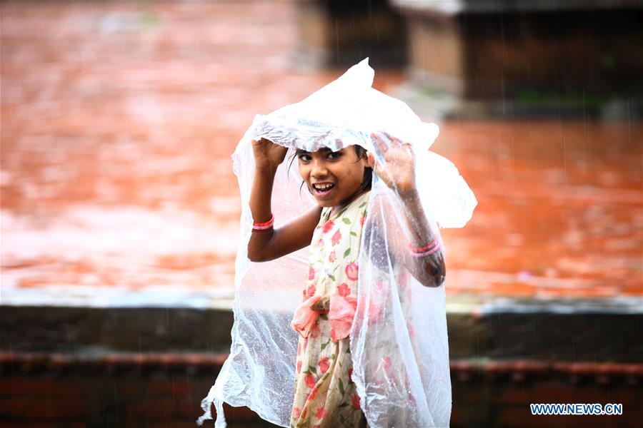 NEPAL-KATHMANDU-MONSOON-RAINFALL
