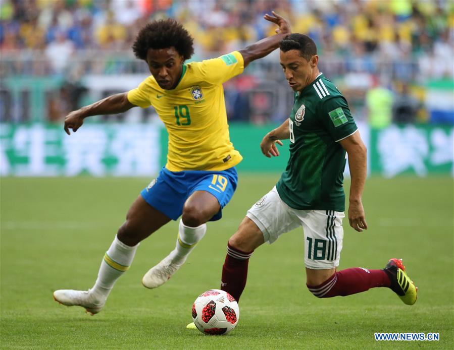 (SP)RUSSIA-SAMARA-2018 WORLD CUP-ROUND OF 16-BRAZIL VS MEXICO