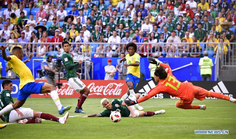 (SP)RUSSIA-SAMARA-2018 WORLD CUP-ROUND OF 16-BRAZIL VS MEXICO