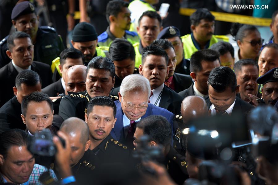 Former Malaysian PM Najib denies corruption