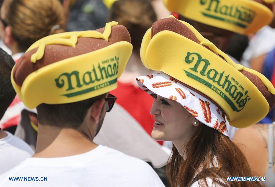 U.S.-NEW YORK-HOT DOG EATING CONTEST