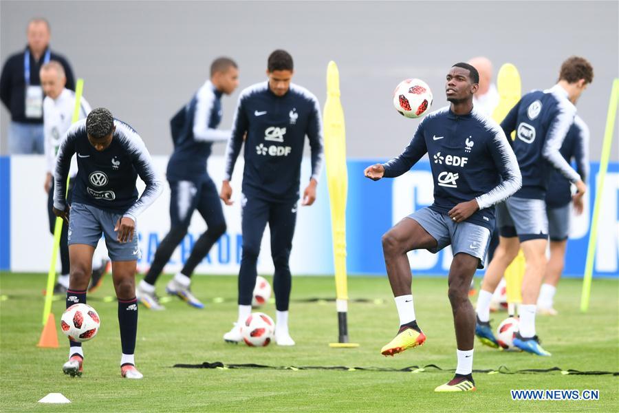 (SP)RUSSIA-MOSCOW-2018 WORLD CUP-FRANCE-TRAINING