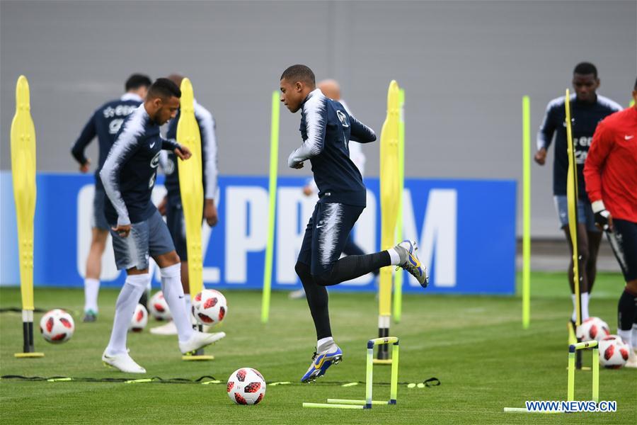 (SP)RUSSIA-MOSCOW-2018 WORLD CUP-FRANCE-TRAINING