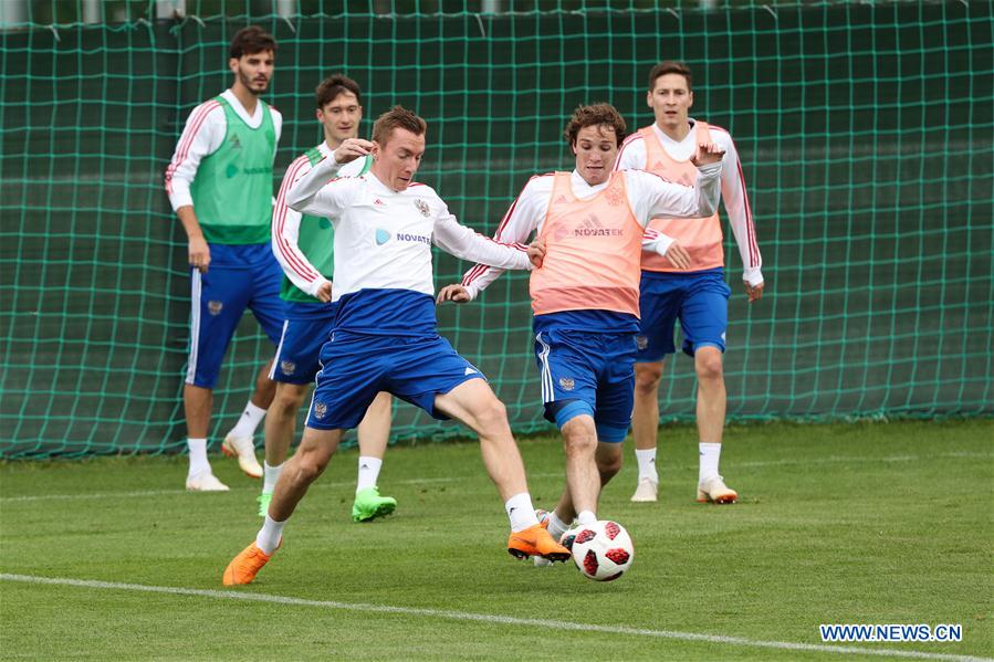 (SP)RUSSIA-MOSCOW-2018 WORLD CUP-RUSSIA-TRAINING
