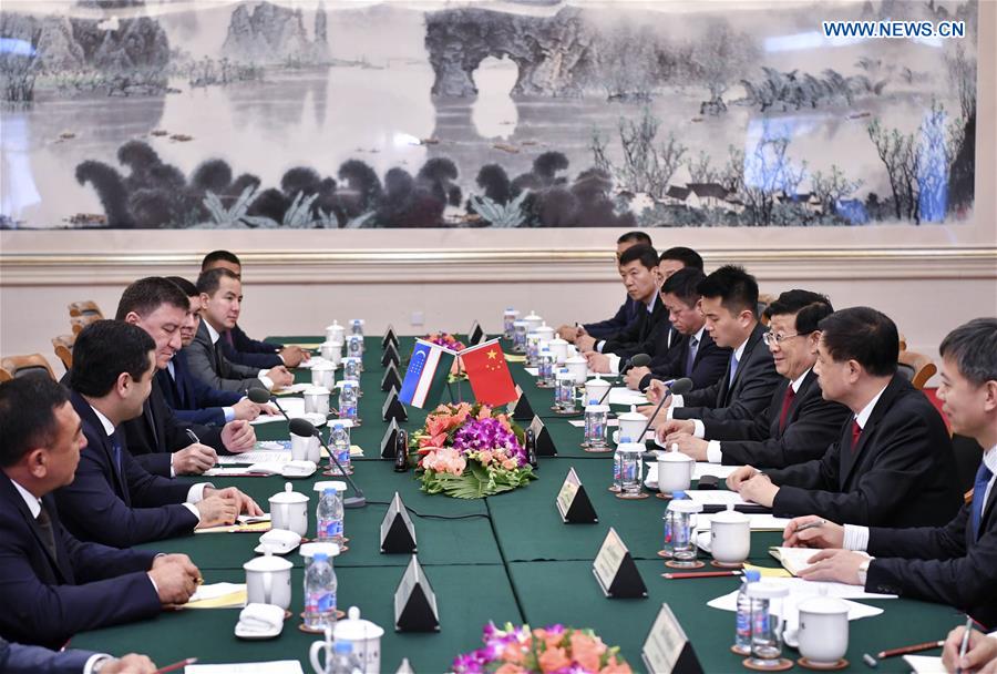 CHINA-BEIJING-ZHAO KEZHI-UZBEKISTAN-MINISTER OF INTERNAL AFFAIRS-TALKS (CN)
