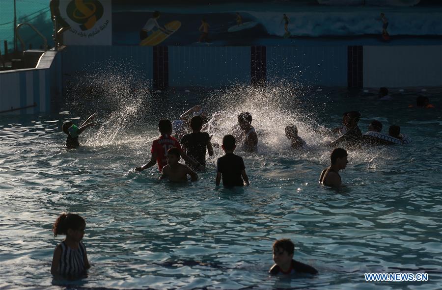 MIDEAST-GAZA-ARTIFICIAL-WAVE-POOL