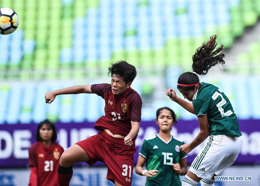 (SP)CHINA-DUYUN-FOOTBALL-INTERNATIONAL WOMEN'S YOUTH (CN)