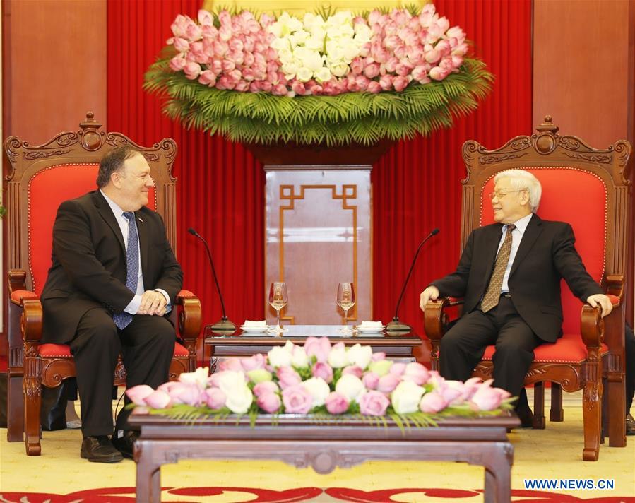 VIETNAM-HANOI-U.S.-POMPEO-VISIT