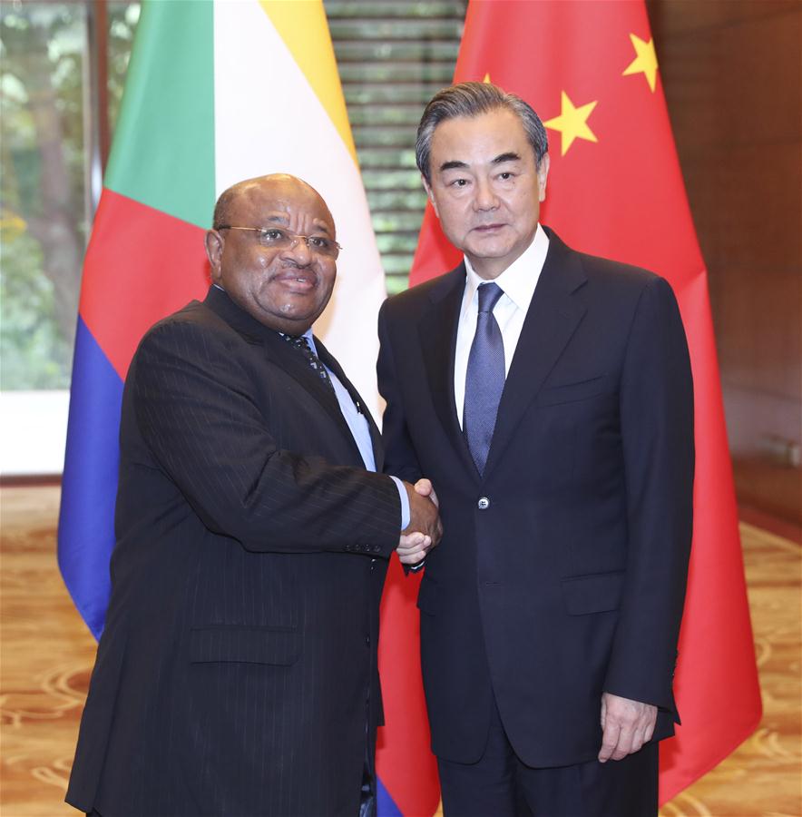 CHINA-BEIJING-WANG YI-COMOROS-FM-TALKS (CN)
