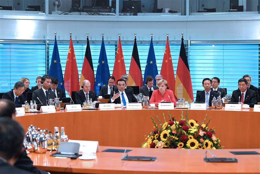 GERMANY-BERLIN-CHINA-LI KEQIANG-ANGELA MERKEL-INTERGOVERNMENTAL CONSULTATIONS