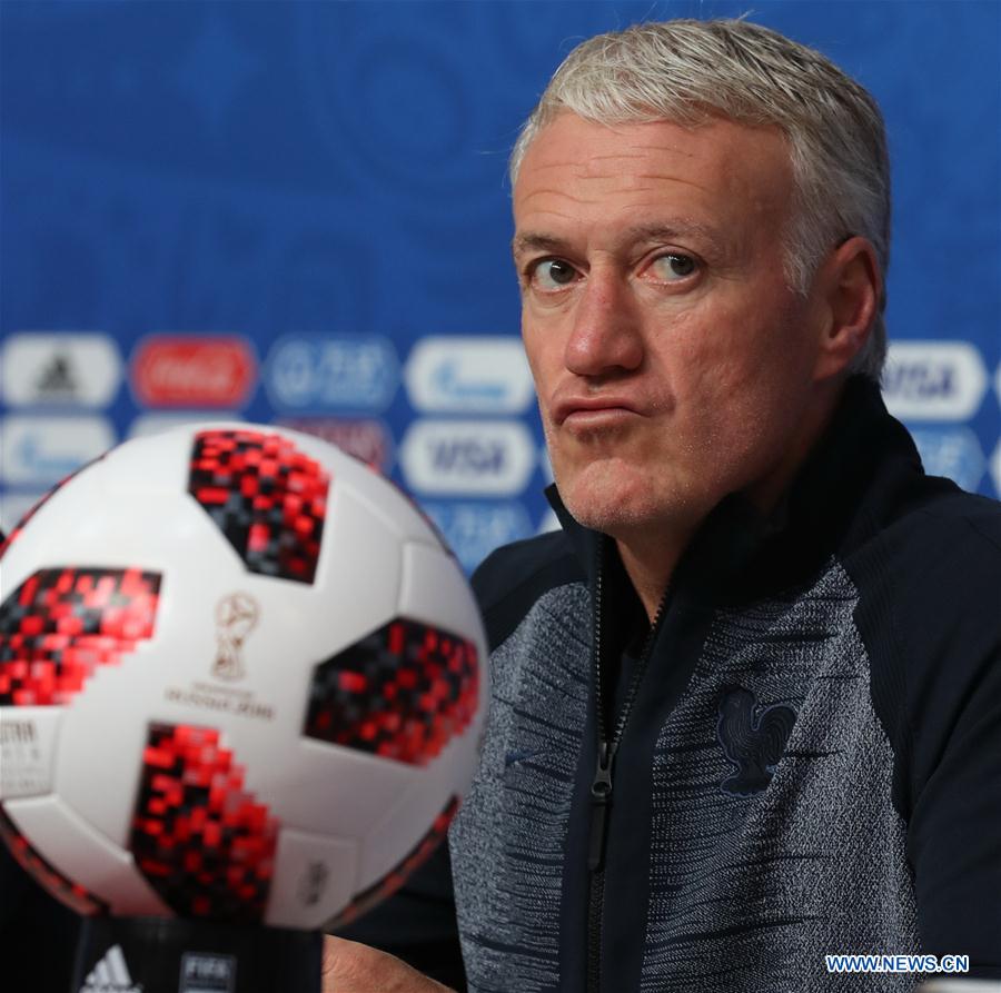 (SP)RUSSIA-SAINT PETERSBURG-2018 WORLD CUP-FRANCE-PRESS CONFERENCE