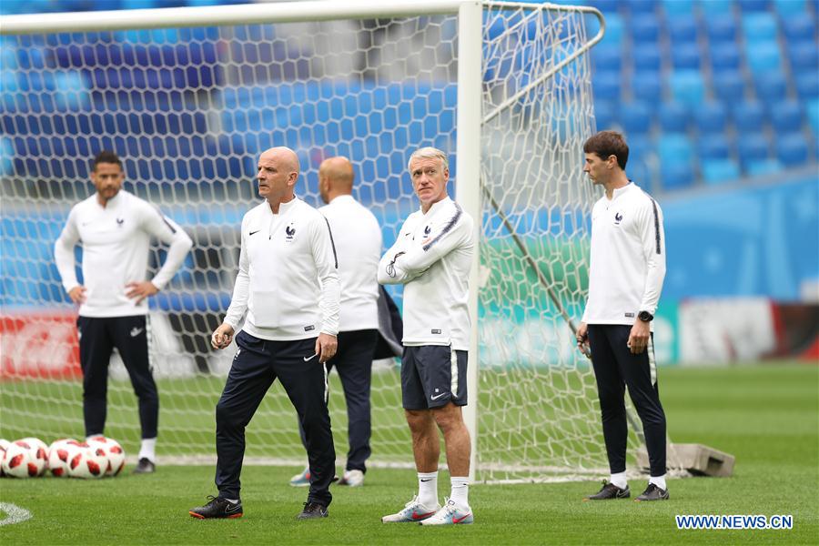 (SP)RUSSIA-SAINT PETERSBURG-2018 WORLD CUP-FRANCE-TRAINING