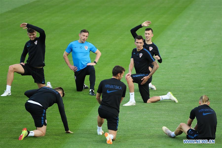 (SP)RUSSIA-MOSCOW-2018 WORLD CUP-CROATIA-TRAINING