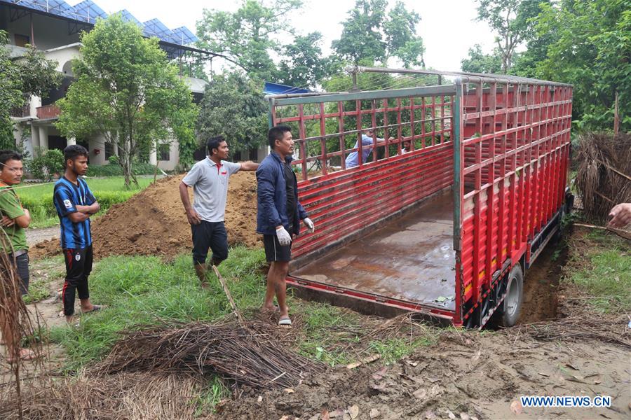 NEPAL-CHITWAN-RHINOCEROS-CHINA