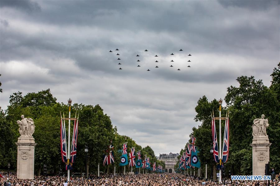 BRITAIN-LONDON-RAF-100TH ANNIVERSARY