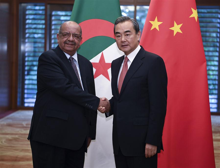 CHINA-BEIJING-WANG YI-ALGERIA-FM-TALKS (CN)