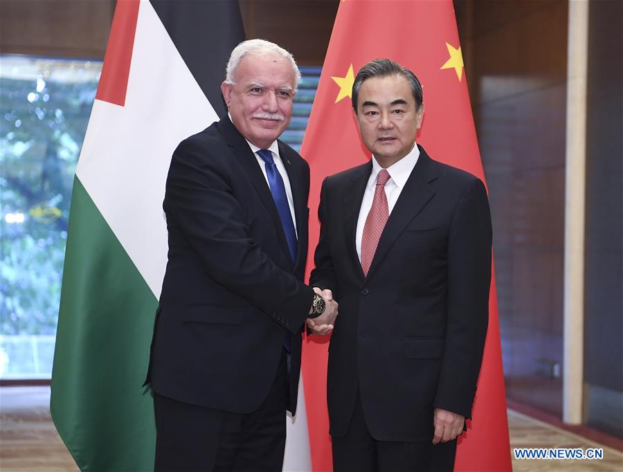 CHINA-BEIJING-WANG YI-PALESTINE-FM-TALKS (CN)