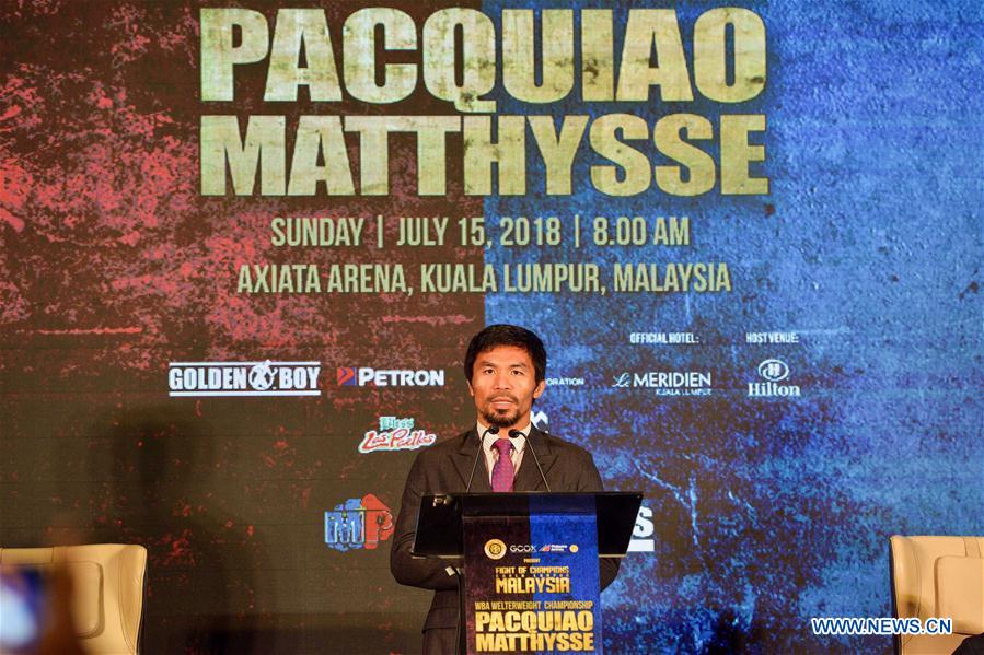 (SP)MALAYSIA-KUALA LUMPUR--BOXING-PRESS CONFERENCE