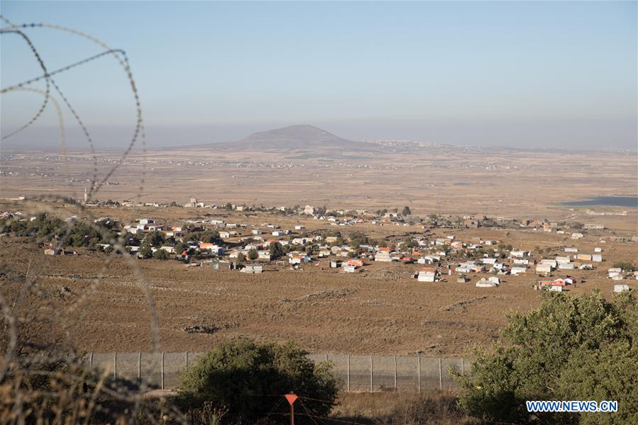 MIDEAST-GOLAN HEIGHTS-SYRIAN REFUGEE