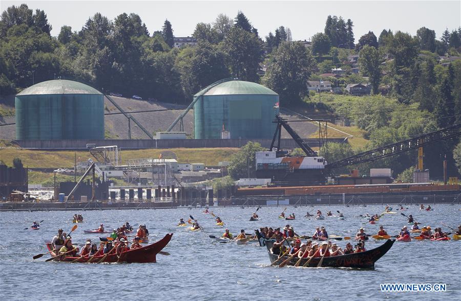 CANADA-BURNABY-PROTEST-PIPELINE EXPANSION 