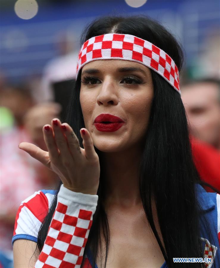 Fans In High Spirits Prior To World Cup Final Match In Moscow Xinhua English News Cn