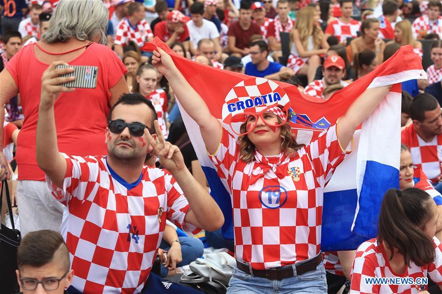 (SP)CROATIA-ZAGREB-FIFA WORLD CUP-FANS