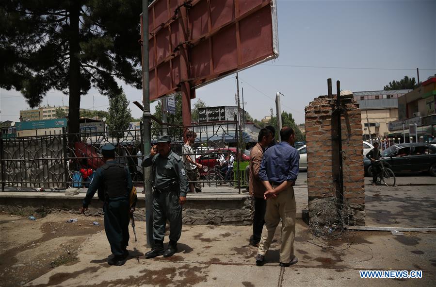 AFGHANISTAN-KABUL-WOULD-BE-SUICIDE ATTACKER-SHOT