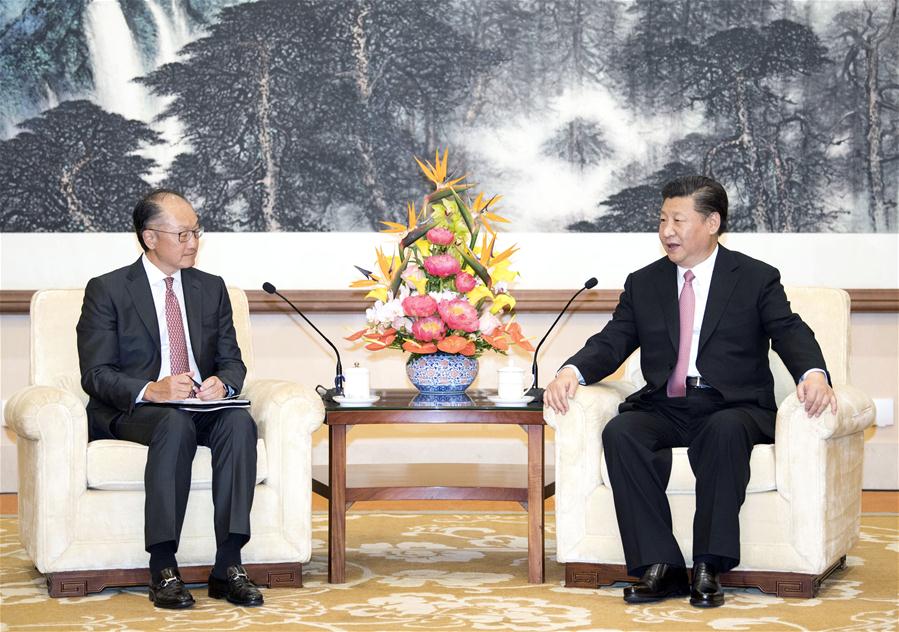 CHINA-BEIJING-XI JINPING-WORLD BANK PRESIDENT-MEETING (CN)