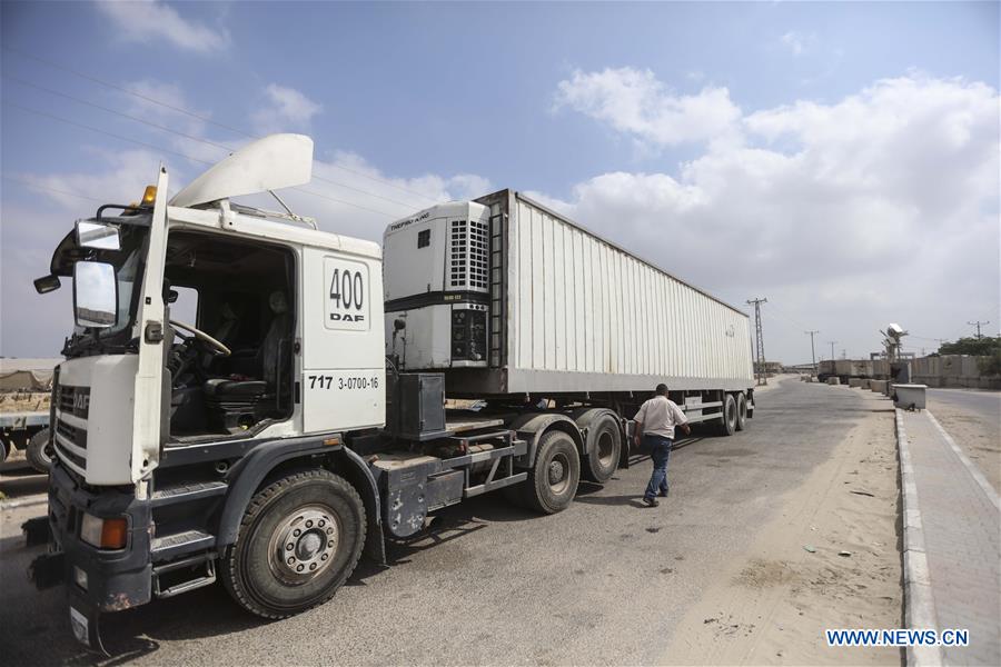 MIDEAST-GAZA-KEREM-SHALOM-CROSSING-CLOSED