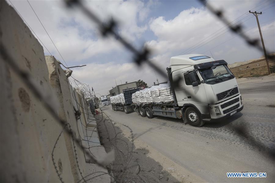 MIDEAST-GAZA-KEREM-SHALOM-CROSSING-CLOSED